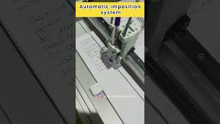 Automatic imposition system [upl. by Woodall]