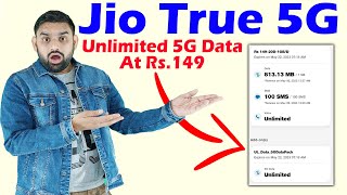 Jio True 5G Recharge For Jio Welcome Offer  Unlimited 5G Data  Jio True 5G  Recharge Details [upl. by Nayk322]