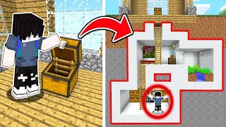 Building SECRET BASE Under MIKAYs House in Minecraft  TAROPA VILLAGE [upl. by Marlon]