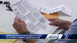 Nebraska DHHS health alert over current abortion law [upl. by Bautista]