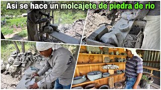 Así Se Gana La Vida Un Señor De Rancho Elaborando MOLCAJETES En Oaxaca Mexico [upl. by Mchugh]