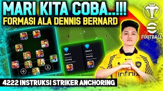 MARI KITA COBA FORMASI 4222 ALA DENNIS BERNARD GAMEPLAY LIGA DIVISI eFootball 2025 Mobile [upl. by Isolda997]