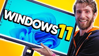 Gaming on LEAKED Windows 11 [upl. by Refotsirk]