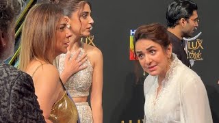 Hania Amir Yumna Zaidi Arsalan Naseer amp Maya Ali at LUX Style Awards 2023 [upl. by Norehc995]