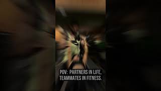 Partners in life👫Teammates in Gym💪couplegoals coupleshorts gymworkout workout couple gym [upl. by Virgina94]