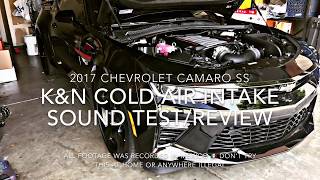 2017 Chevrolet Camaro SS Cold Air Intake ReviewSound Test [upl. by Irej]