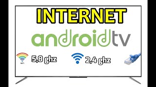 Android TV 11 TCL C715 Actualización Update 677 Prueba Internet Wifi Ethernet Test Red Cable LAN [upl. by Hplodur]