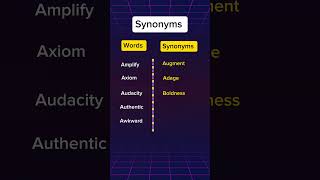 Important Synonyms synonyms english [upl. by Hesler203]