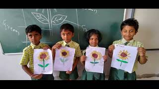 Pasta Sunflower Activity GRADE1amp2 Calendar Activity [upl. by Annayad934]