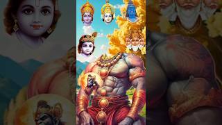 Jay Shree Ram Hanuman ji Status shotrs youtubeshorts sandeepfansshotrs1736 hanumanchalisa cute [upl. by Lrub]