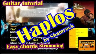 Haplos by Shamrock  Guitar Tutorial  Side A  Chords Strumming [upl. by Reeta]