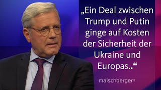 Norbert Röttgen und Ralf Stegner über die Sicherheitspolitik Deutschlands und Europas  maischberger [upl. by Fruma376]