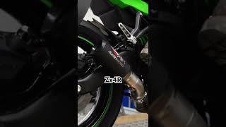 Zx4R exhaust austinracing kawasaki austinracing shorts [upl. by Adnawad]