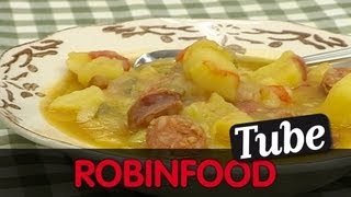 ROBINFOOD  Patatas a la riojana  Puerros salteados [upl. by Lonni]