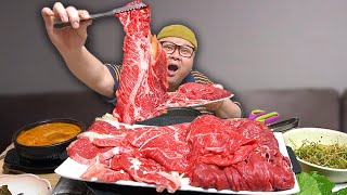 한우물만 파는 등신이라한우등심 선물받음 15kg 먹방 │Korean Beef Mukbang Eatingshow [upl. by Merriman162]