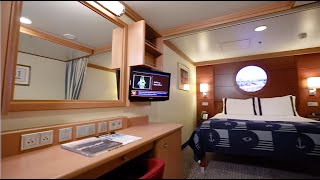 Disney DreamDisney Fantasy  Deluxe Inside Stateroom  Disney Cruise Line [upl. by Byrn]