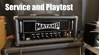 Matamp GT1 Service and Playtest [upl. by Fanning]