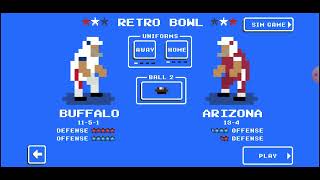 Playing the RETRO BOWL RB PT2 [upl. by Dreda]