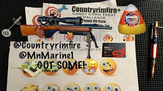 22Lr Rimfire Rifle MnMarine1  Countryrimfire Run your Bolt  Candy Corn Challenges 🤠 And Fried 🐓 [upl. by Vtarj591]