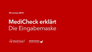 MediCheck erklärt 2 Die Eingabemaske  easy in [upl. by Zenas]