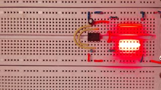 LED Flasher Circuit Timer 555 [upl. by Gitlow]