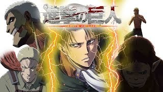 Attack on Titan Season 3 OST Levi VS Reiner Beast Titan Appears [upl. by Emmy10]