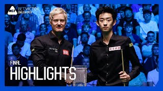 FINAL HIGHLIGHTS  BetVictor English Open 2024 [upl. by Michele980]