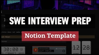 Software Engineer Interview Prep Notion Demo [upl. by Eshelman384]