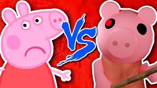 Peppa Pig Vs Piggy Roblox  Batalha de Rap  Brutusmano [upl. by Orr]