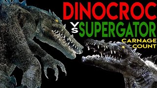 Dinocroc vs Supergator 2010 Carnage Count [upl. by Sopher]