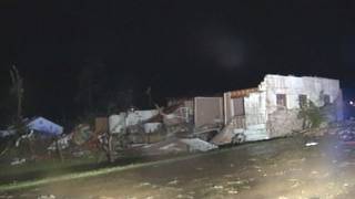 Georgia Tornadoes Deadly Devastation Caught on Tape [upl. by Atnuahsal]