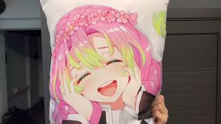 Mitsuri Kanroji Kimetsu no Yaiba dakimakura pillow [upl. by Zonnya]