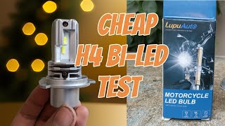 Testing Cheap H4 BiLED for bikelink in description [upl. by De]