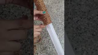 Coir moss stick Used waste material Homemade Coir stick gardening shortsvideo [upl. by Aneerb]