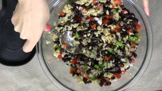 Black Bean and Rice Salad [upl. by Walston]