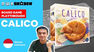 Board Game Playthrough EP329  Calico [upl. by Golter6]