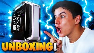 UNBOXING DE MON NOUVEAU PC GAMER POUR FORTNITE  3500€ [upl. by Ohs473]