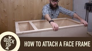 How to Make and Attach a Face Frame [upl. by Lotson]