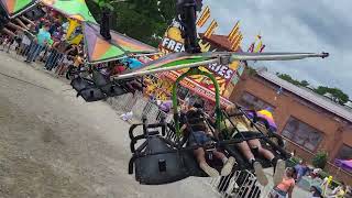 Cliffhanger ride at Lake county fair pt 1 [upl. by Carina353]