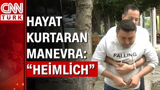 Heimlich manevrası nasıl uygulanmalı [upl. by Aihsel]