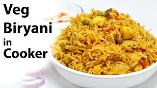 Veg Biryani in Pressure Cooker  वेज बिरयानी कुकर में  Easy Biryani Recipe  KabitasKitchen QR29 [upl. by Story]