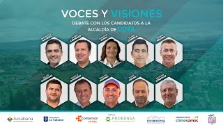 Voces y Visiones Diálogo con los Candidatos a la Alcaldía de Cota [upl. by Sergias]