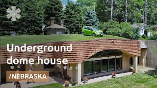 Underground dome house stays warm in Omaha winters [upl. by Cynara]