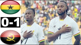 Ghana vs Angola 01 Highlights Goal in 96 min 2024 Ghana Angola Qualifiers CAN Angola vs Ghana [upl. by Pinette]