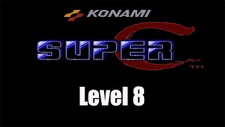 NES Super C Playthrough level 8 [upl. by Penn]