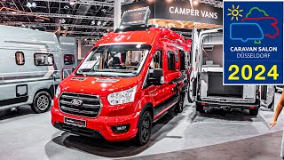 WEINSBERG CARATOUR FORD 550 MQ CAMPERVAN FORD TRANSIT CARAVAN SALON 2024 DUSSELDORF [upl. by Arraes]