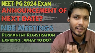 Neet pg new date  neet pg 2024 exam date  neet pg 2024 new dateneet pg 2024 exam date latest news [upl. by Anidem]