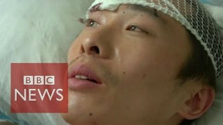 China explosion blew me away  BBC News [upl. by Atsylak]