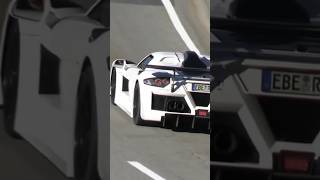 V8 Hypercar Roars over Swiss Pass Road [upl. by Roach856]