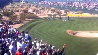 Phil Mickelson at the 16th hole TPC Scottsdale 2012 [upl. by Odey]